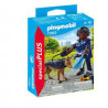 Playmobil - 71162 -  Policier avec chien de recherche.